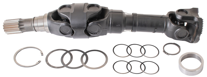 Front axle shaft, Fendt (Dana Spicer), 48 x 116.5, 150 kV, L=830 mm, 14 splines, OE: 931303220162 / 931303220163, ORIGINAL SPICER