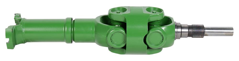 Front axle shaft, John Deere 8000 series, 7C 4HWD, L=720 mm, 27 splines, OE: RE586742 / RE574235 / RE337655 / RE336722, shaft Ø30.65 mm