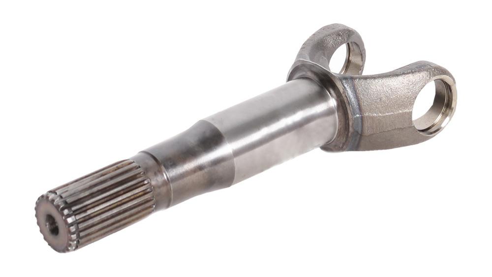 Front axle shaft, short, 27 x 71, L=198 mm, 22 splines, Ø29.6 mm, relief Ø34.9 mm, Case, New Holland, Massey Ferguson