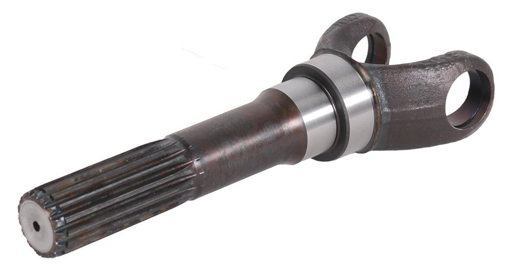 Front axle shaft, short, 27 x 71, L=205 mm, 16 splines, Ø30 mm, relief Ø3545 mm, Massey Ferguson