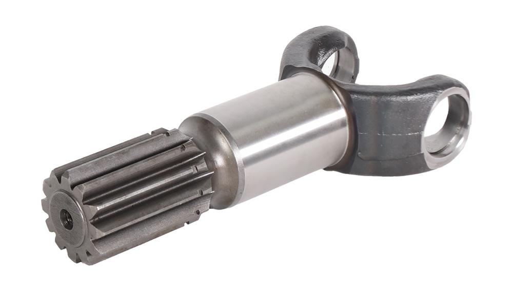 Front axle shaft, short, 30 x 81.8, L=185 mm, 12 splines, Ø43.9 mm, relief Ø45 mm, New Holland, Case, Volvo