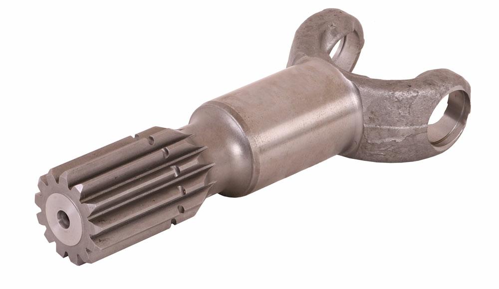 Front axle shaft, short, 30.2 x 81.8, L=205 mm, 13 splines, Ø46.6 mm, relief Ø47.9 mm, New Holland, Komatsu, Case