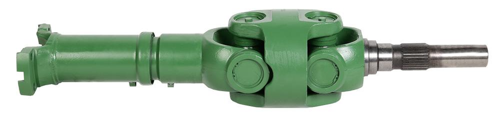 Front axle shaft, John Deere 8000 series, 7C 4HWD, L=720 mm, 27 splines, OE: RE574236 / RE308018 / RE290014 / RE308288 / RE209133 / 70812570, shaft Ø37.5 mm