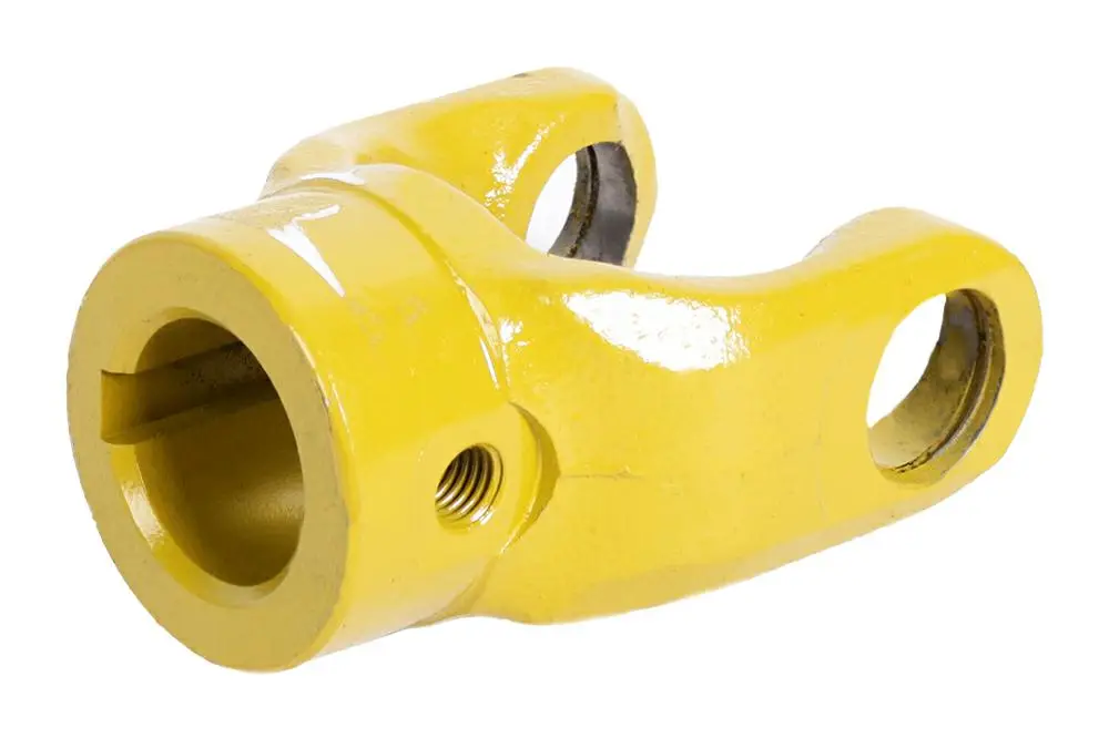 Viljuška kardana sa žlebom 27 x 74.6 – Ø35mm, kajla 10mm, H-105mm, bočni šraf 12mm (serija W2300)